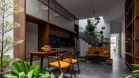 Illuminated Narrow Vietnamese Homes Image 4