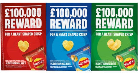 Romantic Snack Chip Campaigns
