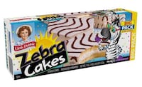 Oversized Striped Snack Cakes