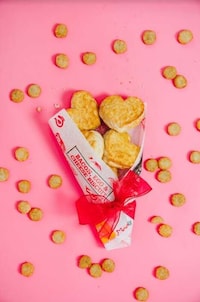 Romantic Heart-Shaped Biscuits Image 1