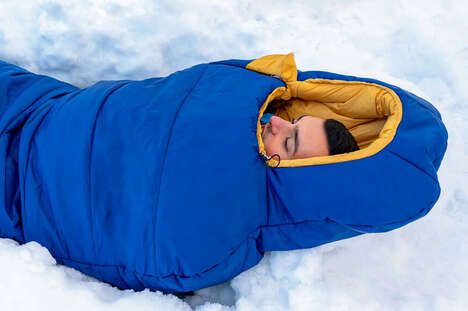 Aerogel-Filled Warm Sleeping Bags