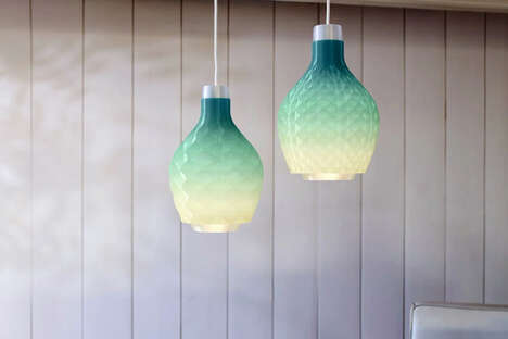 3D-Printed Sustainable Pendant Lamps