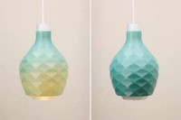 3D-Printed Sustainable Pendant Lamps Image 2