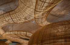 Rattan Sculptural Art Installations