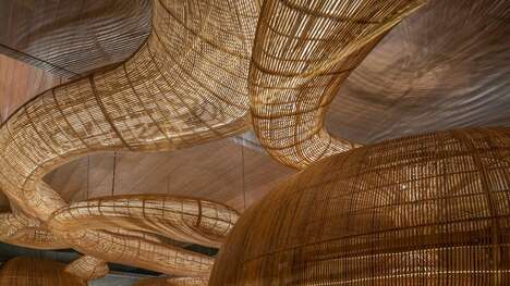 Rattan Sculptural Art Installations
