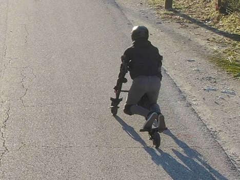 Wearable Electric Three-Wheelers