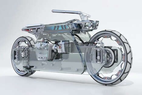 Bulletproof Transparent Glass Motorcycles