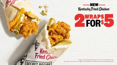 Low-Cost Chicken Wraps