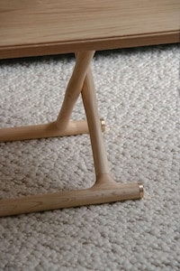 Wooden Framed Lounge Tables Image 1