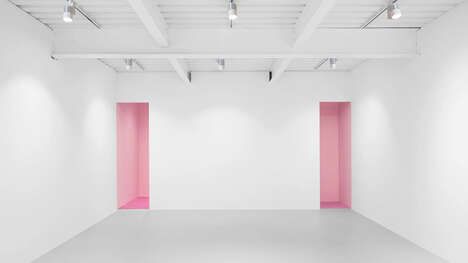 Pink-Detailed Art Gallery Interiors