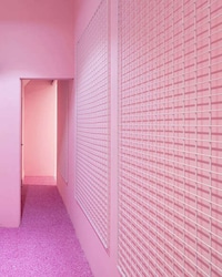 Pink-Detailed Art Gallery Interiors Image 2