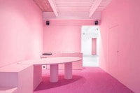 Pink-Detailed Art Gallery Interiors Image 3