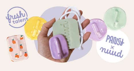 Whimsical Ceramic Shower Hooks