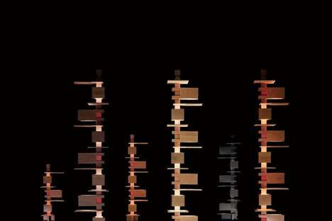 Juxtaposing Stacked Lighting Series