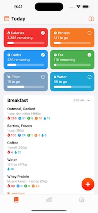Synchronized Nutrition-Tracking Apps Image 1