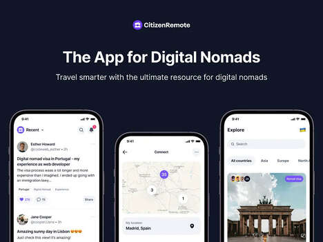 Social Digital Nomad Apps