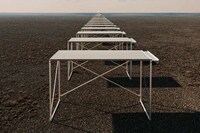 Industrial Metal-Framed Tables