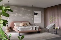 Relaxing Dual Leg-Framed Beds Image 1
