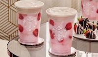 Pink Valentine's Day Drinks Image 1