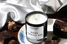 Dark Chocolate-Inspired Candles