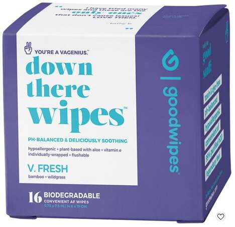 Flushable Feminine Wipes