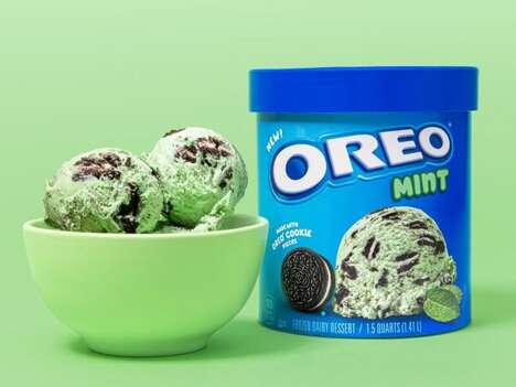 Mint-Flavored Frozen Treats