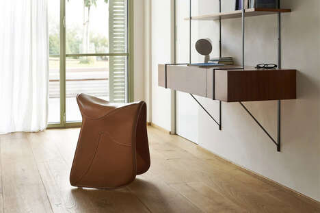 Saddle-Inspired Ergonomic Modern Stools