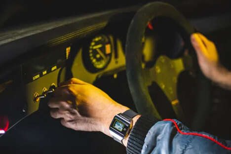 Retro-Style Digital Racer Watches