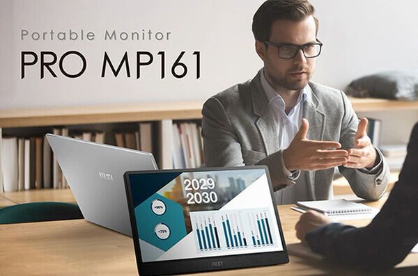 Ergonomically-Focused Portable Monitors : MSI PRO MP161