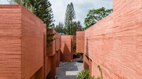 Tonal Brick-Designed Housing Blocks Image 3