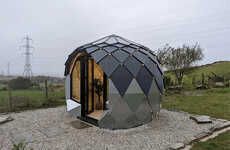 Nature-Inspired Geometric Office Domes