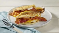 Pancake-Based Breakfast Taco Image 1