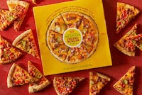 Meatless Cheeseburger Pizzas