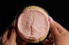 Strawberry-Frosted Neapolitan Cookies