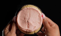 Strawberry-Frosted Neapolitan Cookies Image 1