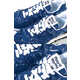 Fringed Blue Denim Sneakers Image 1