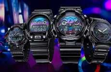 Cyberpunk-Inspired Rainbow Watches