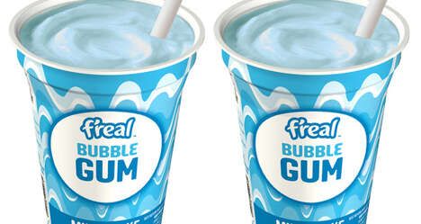 Blend-It-Yourself Bubblegum Milkshakes