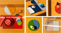 Color Block Table Accessories Image 1