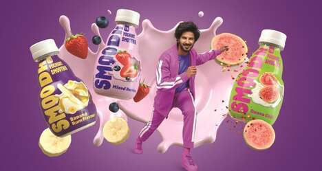 Actor-Backed Fruit Smoothies