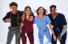 Comfortable Fitness-Inspired Scrubs