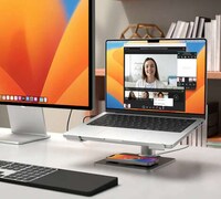 Smartphone-Charging Laptop Mounts Image 2