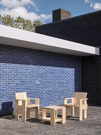 Wide Plank Outdoor Furniture Image 2