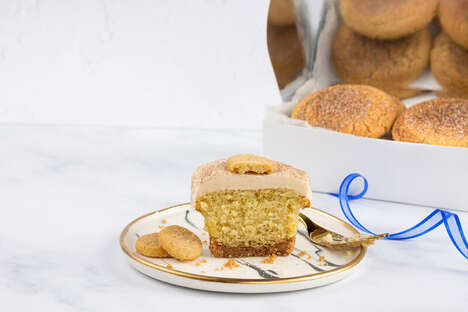 Hybrid Snickerdoodle Cookie Cupcakes