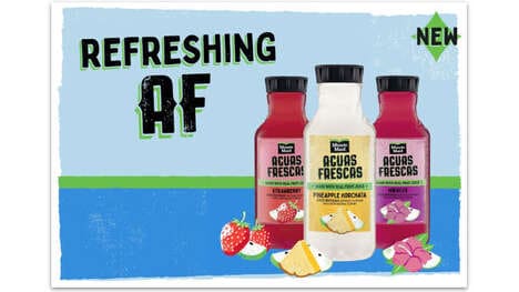 Pineapple-Flavored Horchata Drinks