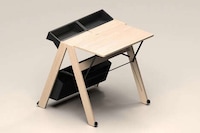 Modular Fold-Out Desk Designs