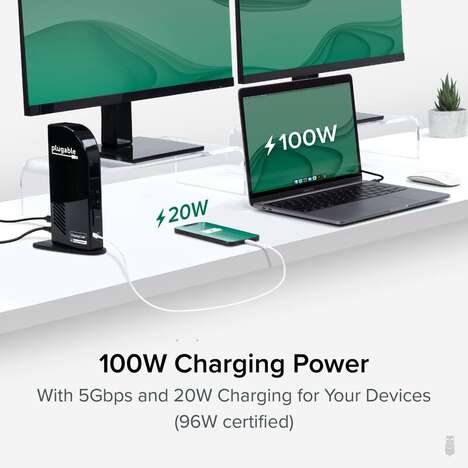 Triple-Display Docking Stations
