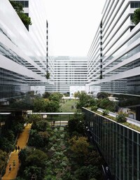 Elevated Garden-Filled Buildings Image 4