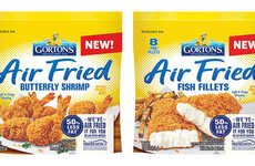 Air-Fried Frozen Seafood Products