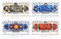 Skateboard-Inspired Stamp Collections Image 1